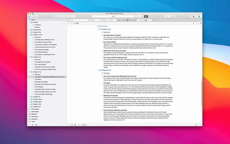 Scrivener showcase 2 Scrivener capture 2