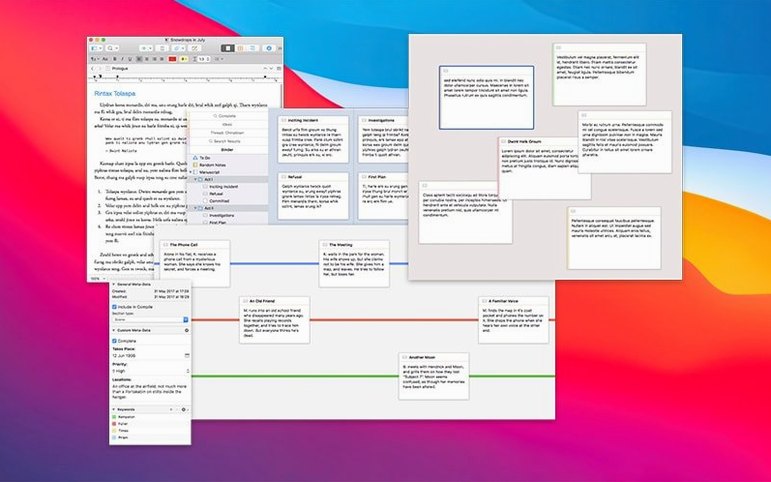 Scrivener showcase 4 Scrivener capture 4
