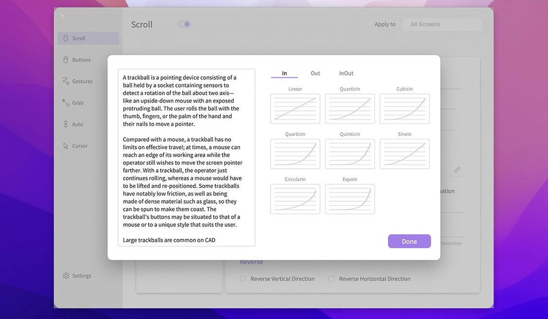 Smooze Pro — closer look 3 Smooze Pro view 3 on macOS