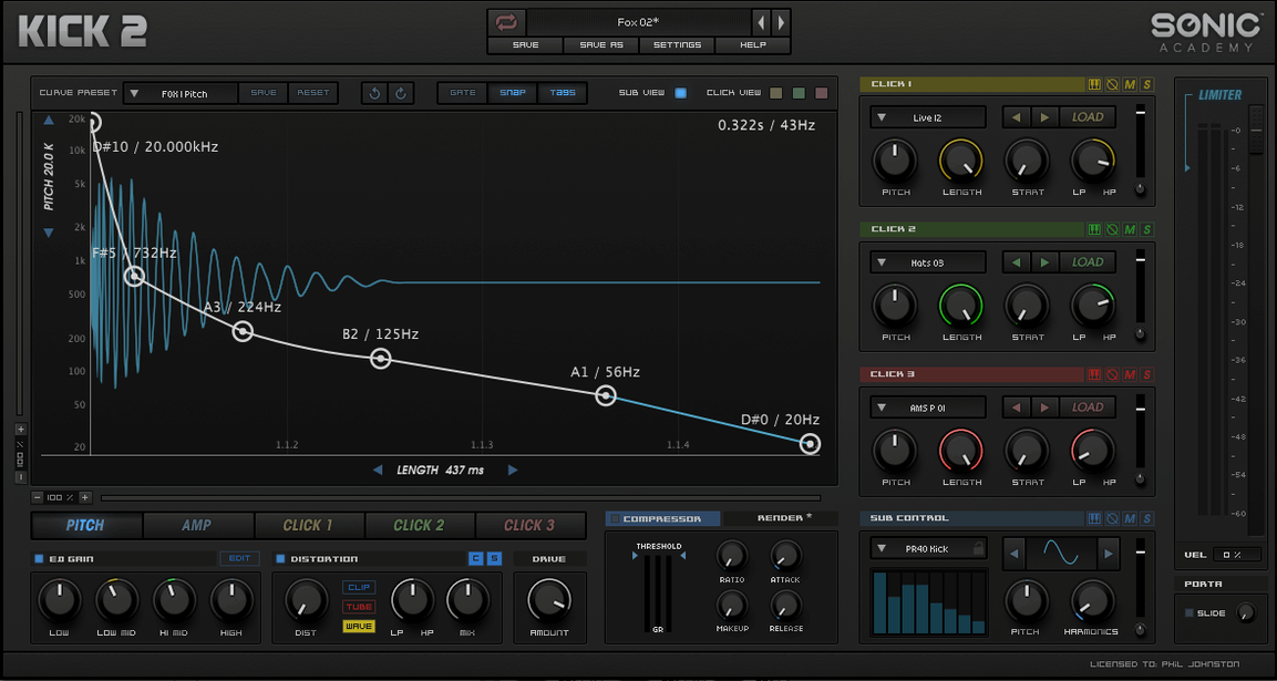 Sonic Academy KICK showcase 1 kick vst torrent, main view