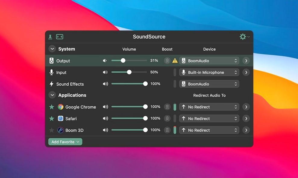 SoundSource showcase 2 SoundSource capture 2