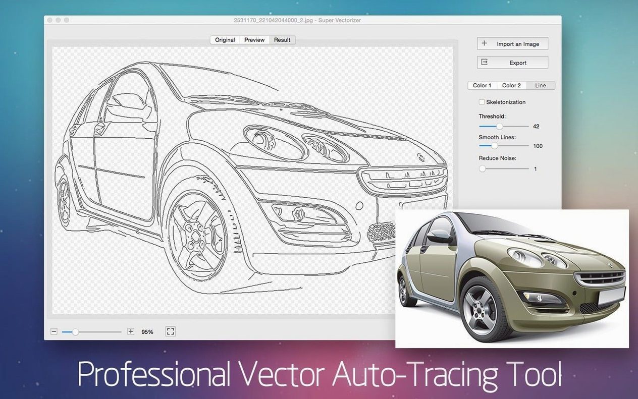 Super Vectorizer Pro — closer look 1 sims 2 super collection mac free download, main view