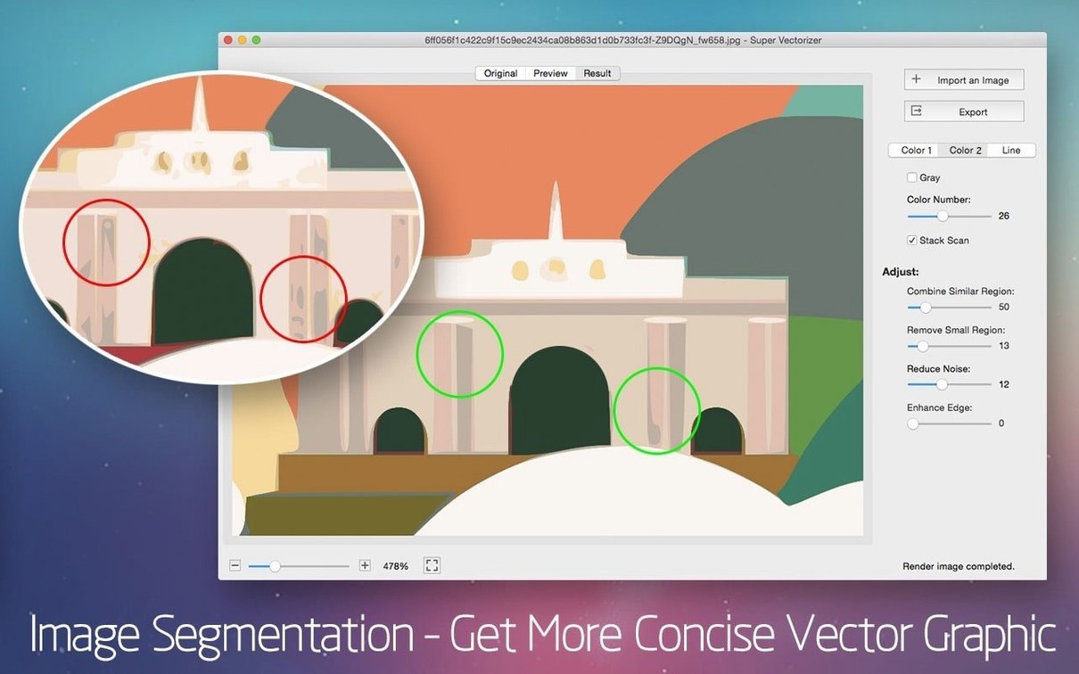 Super Vectorizer Pro — closer look 2 Super Vectorizer Pro view 2 on macOS