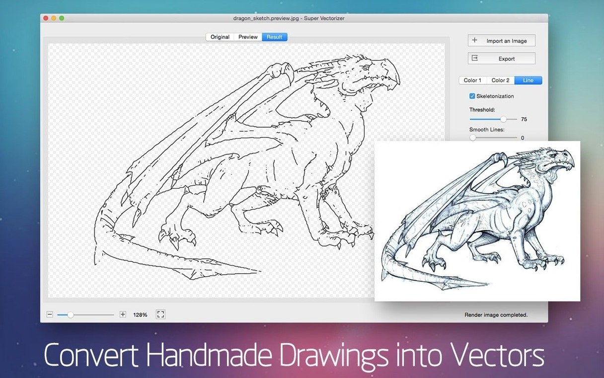 Super Vectorizer Pro — closer look 3 Super Vectorizer Pro view 3 on macOS