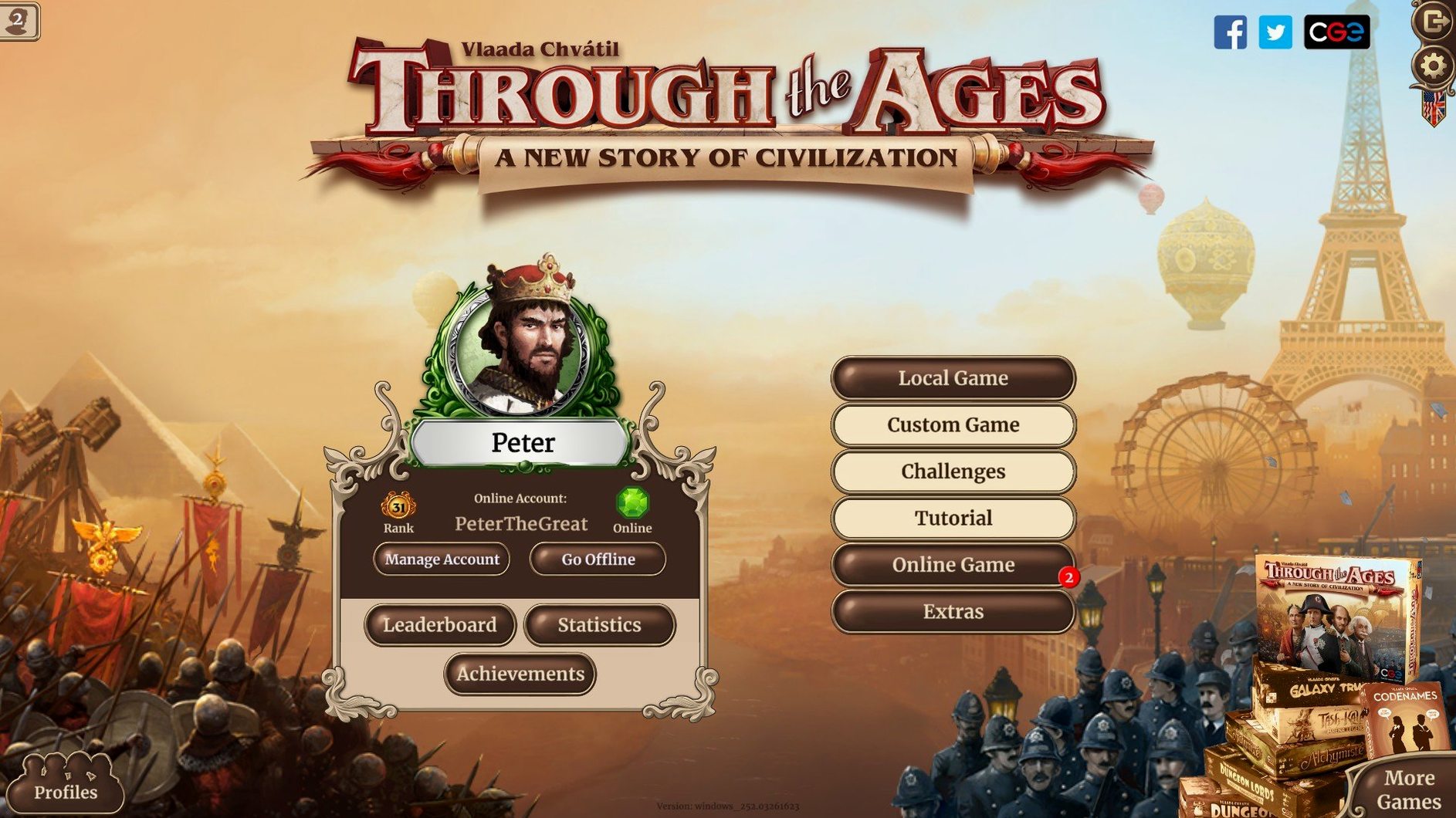 Through the Ages — closer look 5 Through the Ages view 5 on macOS