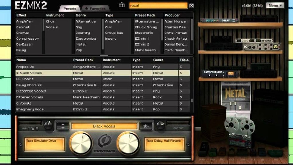 Toontrack EZmix Bundle showcase 1 toontrack ezmix bundle, main view
