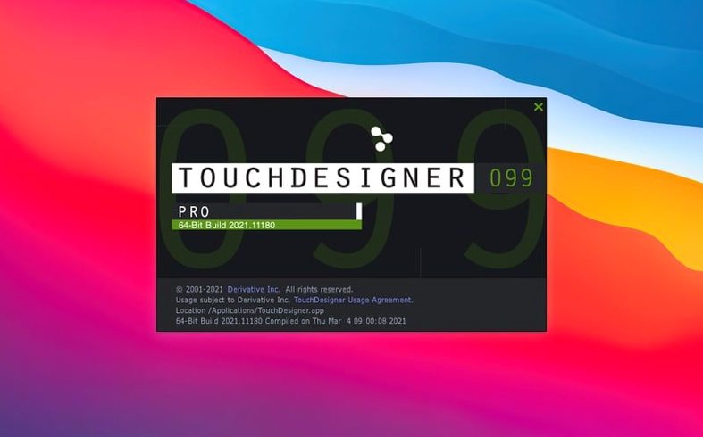 TouchDesigner — closer look 1 touchdesigner crack, main view