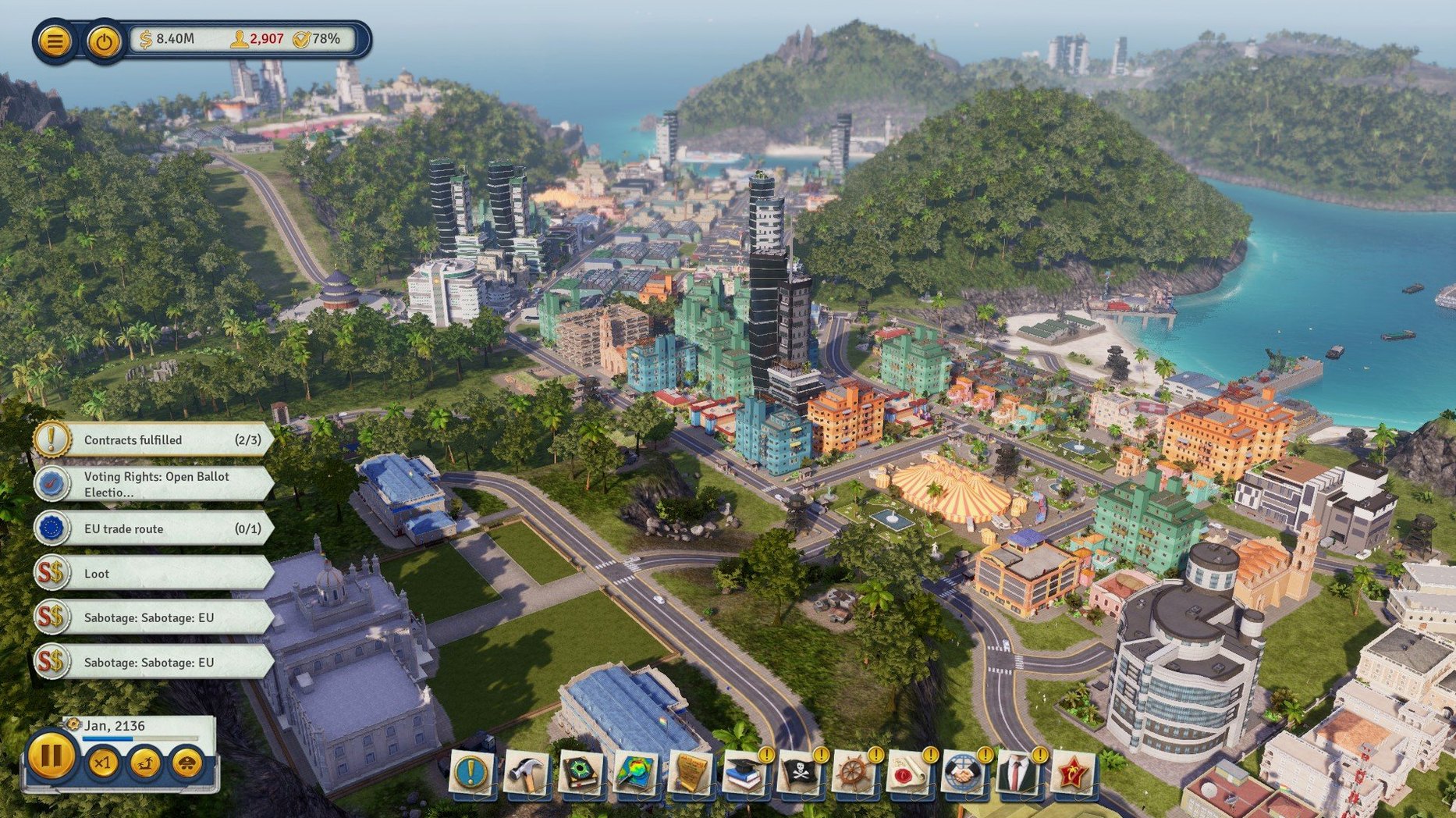 Tropico — closer look 1 tropico mac — screen capture