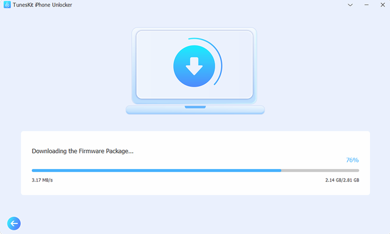 TunesKit iPhone Unlocker — closer look 3 TunesKit iPhone Unlocker view 3 on macOS