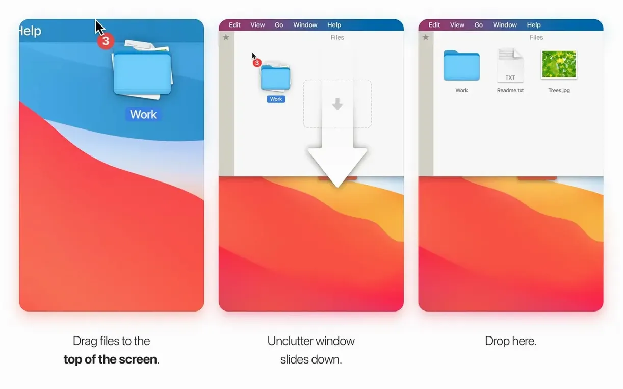 Unclutter — closer look 3 Unclutter view 3 on macOS