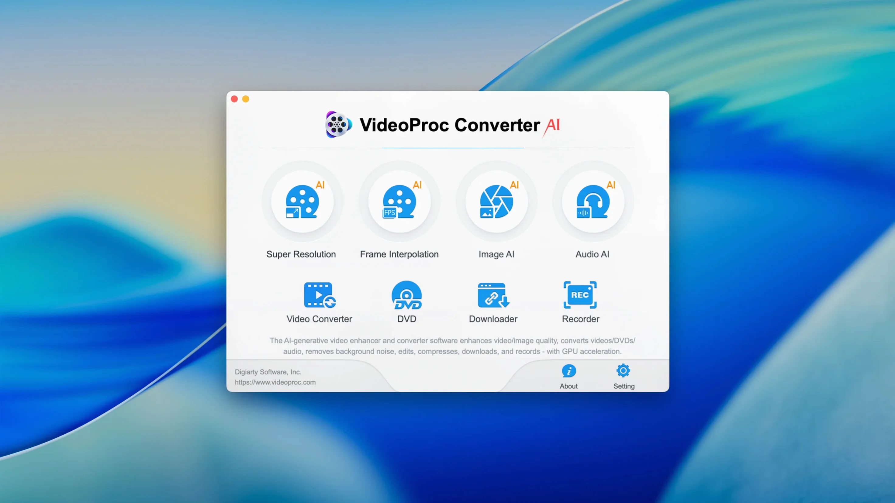 VideoProc Converter AI showcase 1 videoproc — screen capture