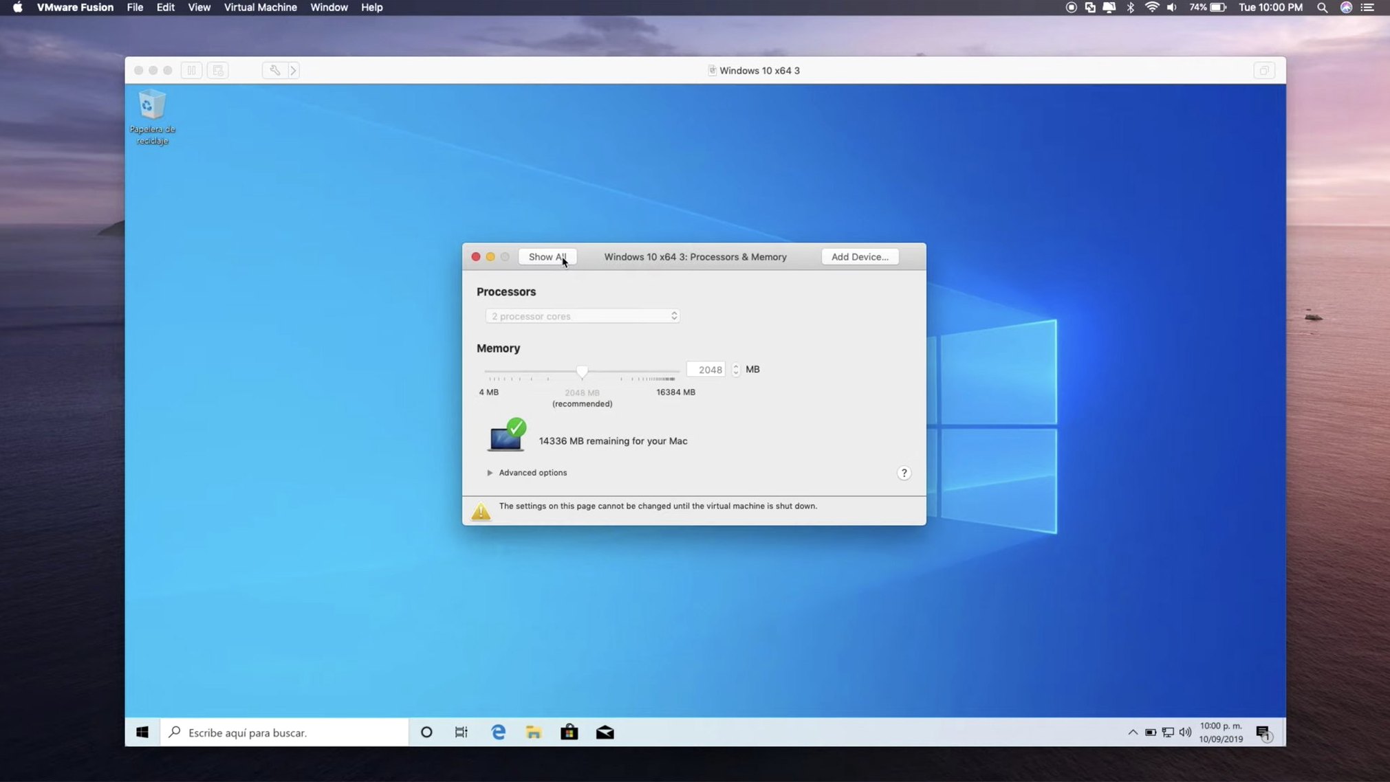 VMware Fusion Pro — closer look 3 VMware Fusion Pro view 3 on macOS