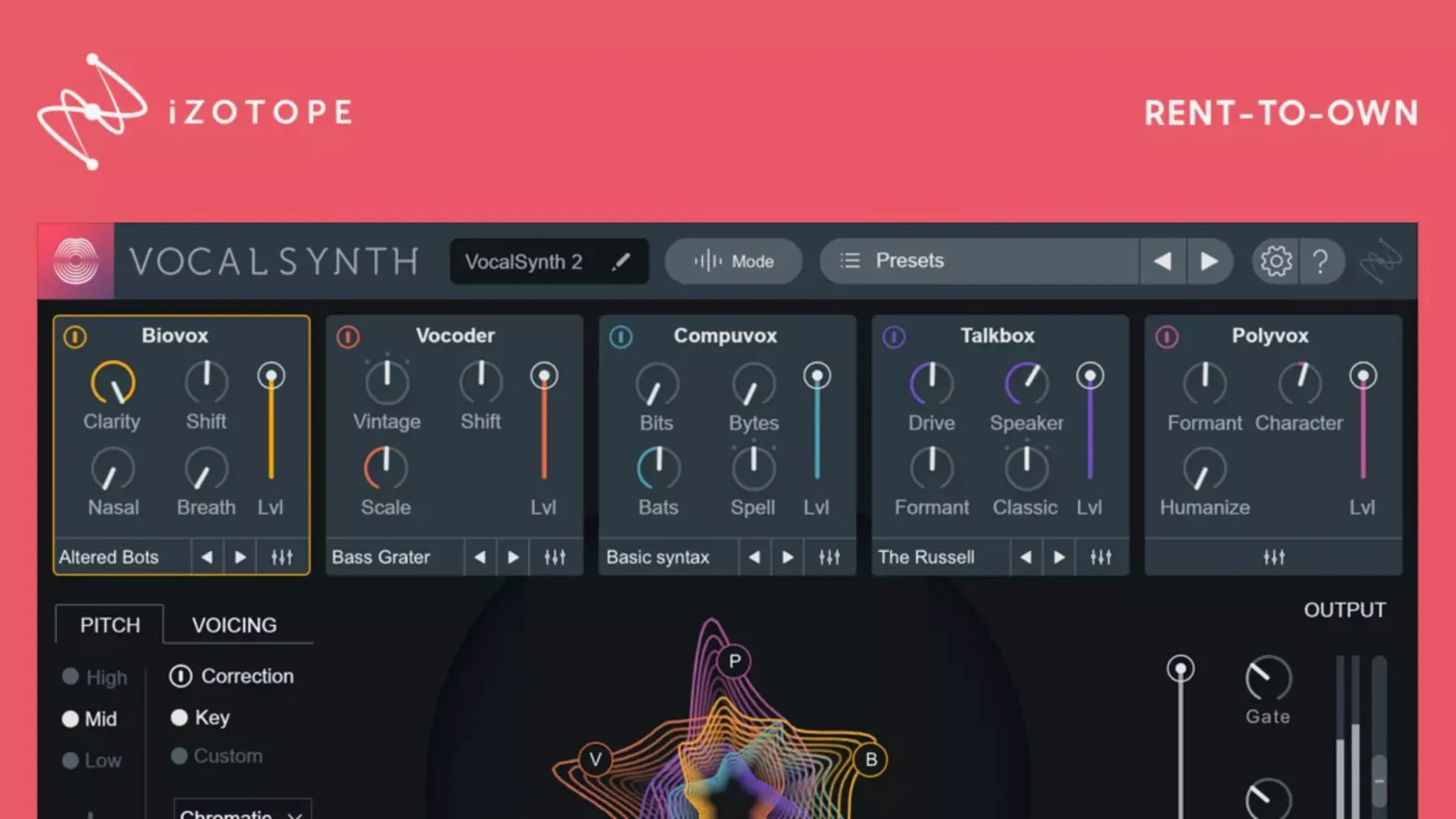 VocalSynth 2 — closer look 1 vocalsynth 2 free download, main view