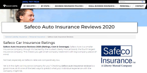 Safeco Car Insurance